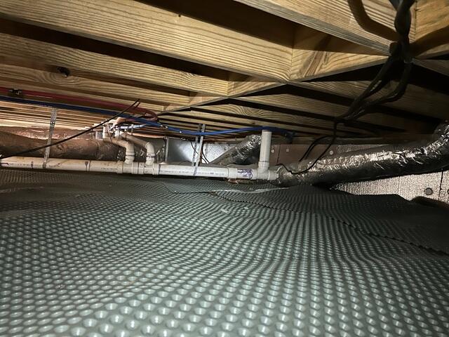 Drainage Matting Installed