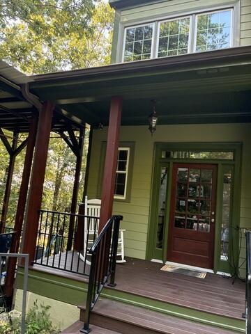 Protecting the front of the home from exsessive water run-off