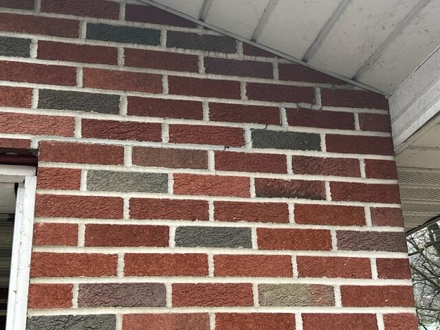 Stair-Step Cracks in the Brick Foundation