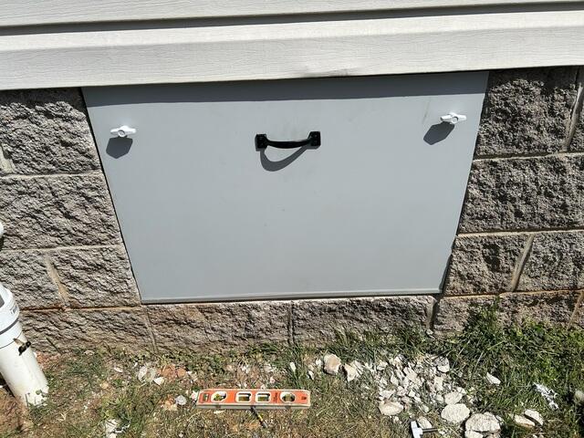New Crawl Space Door