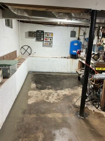 Waterproofed Basement