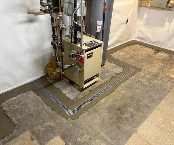 TrenchDrain Grated Basement Drain