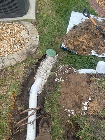 Installing Pop-up Relief Drain