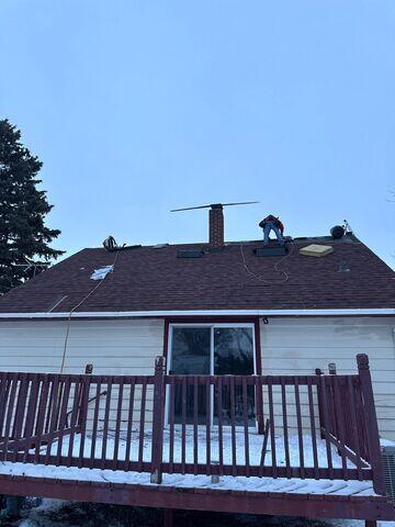 Asphalt Shingles are installed