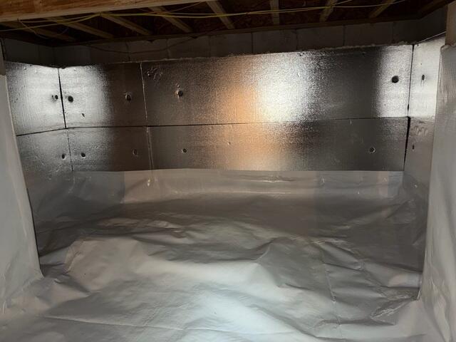 A Bright Clean Finish in a Well Insulated Crawl Space