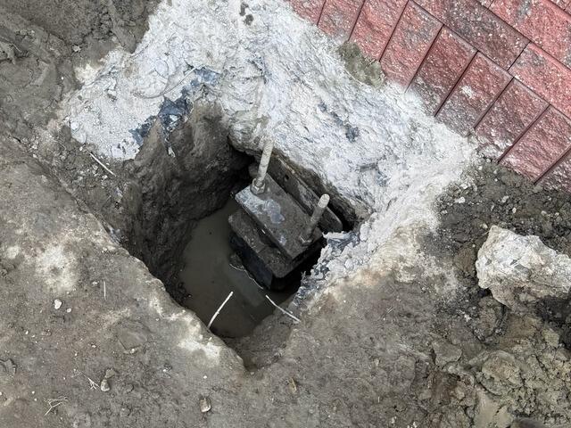 Helical Pier Installation