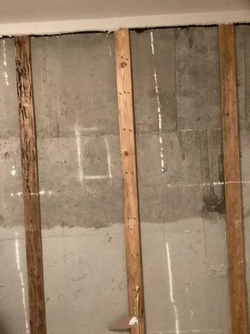 Evidence of Water Leaking Through Walls