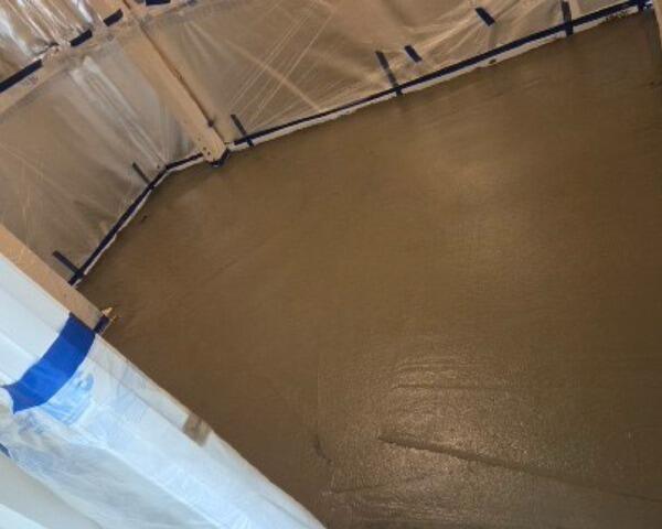 New Concrete Basement Floor!
