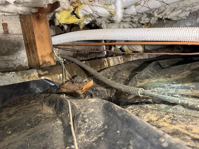 Damaged Crawl Space