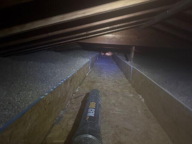 catwalk and blown-in