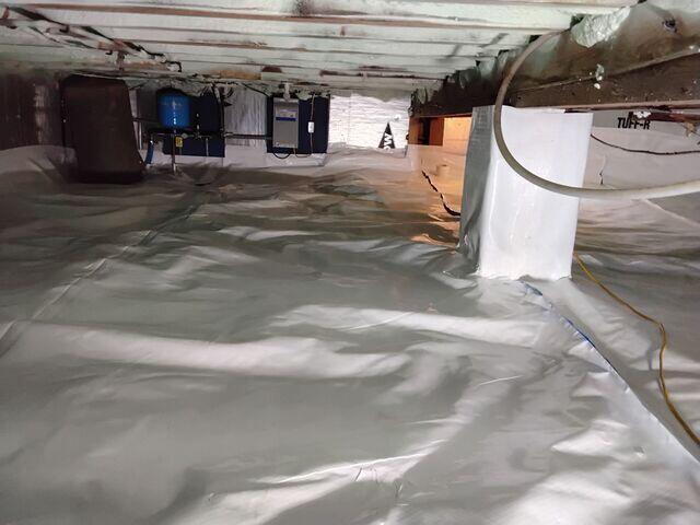 Vapor Barrier Installed