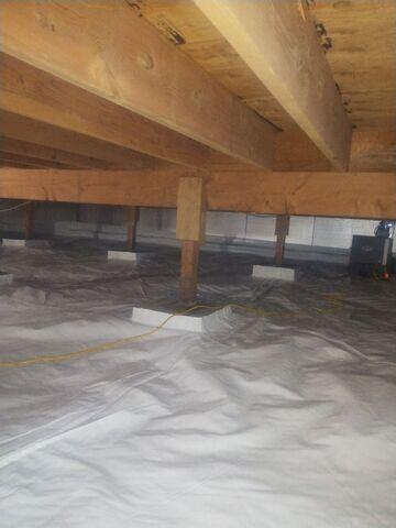 Clean, Insulated, Climate-Controlled Crawl Space