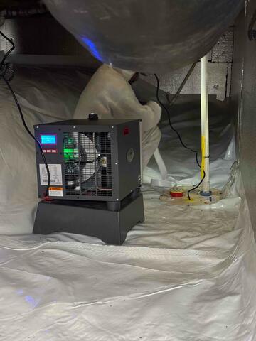 Sump Pump & SaniDry Sedona Dehumidifier Installation