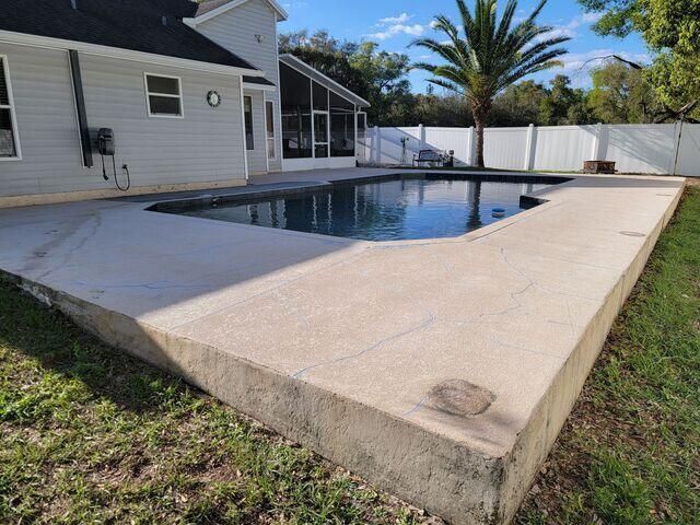 Concrete Pool Deck Repaired