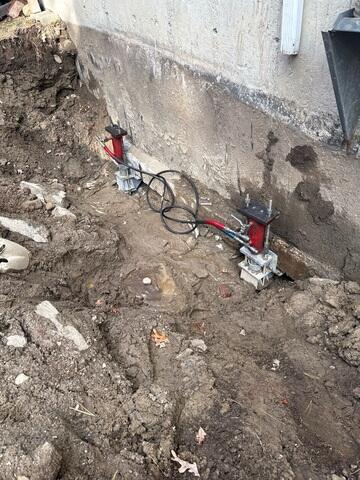 Push Piers Pressurized