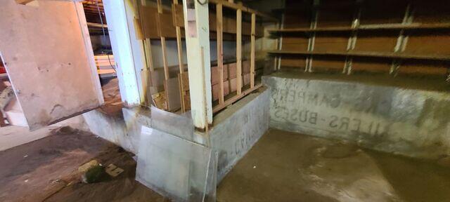 Internal Foundation Pony Wall