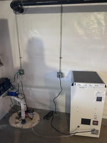 TripleSafe Sump Pump and SaniDry XP Dehumidifier