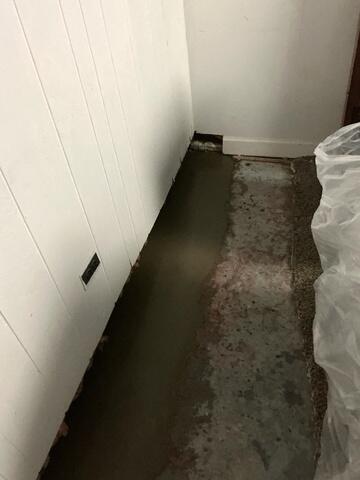 Waterproofed Basement