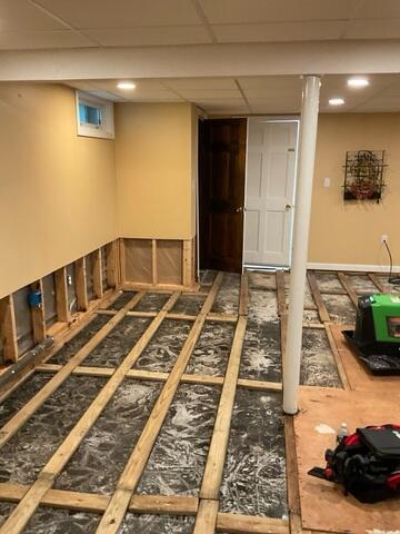 Finished Basement Water Damage