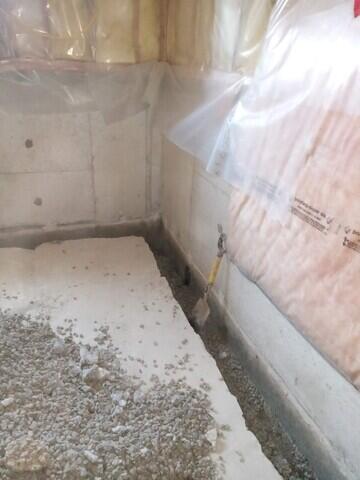 Trench dug out