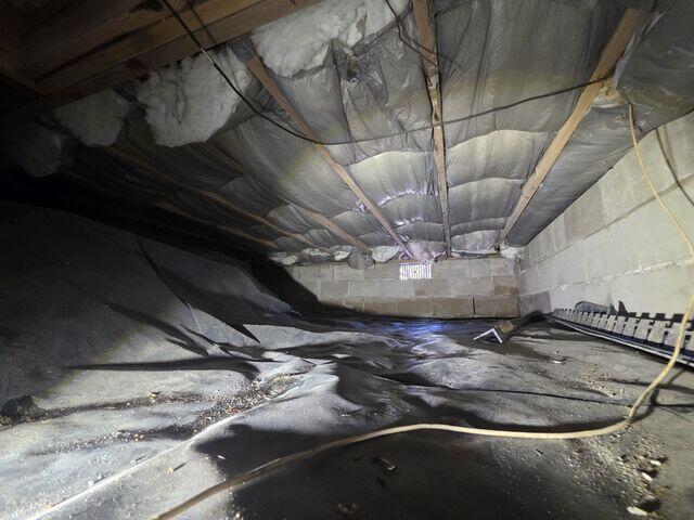 Damp Crawl Space