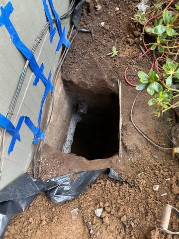 Preparation For Helical Pier Installation