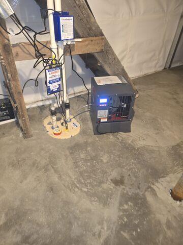 New TripleSafe Sump Pump & SaniDry Sedona