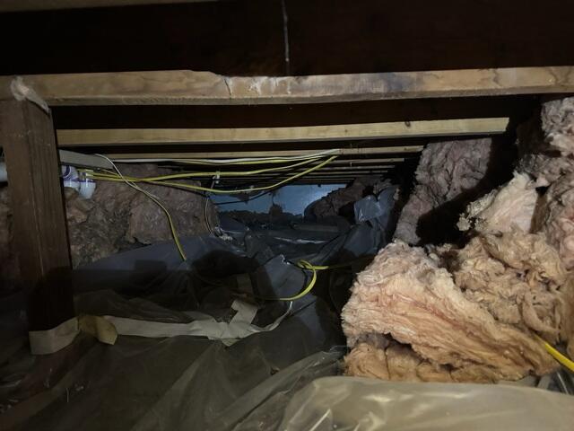 Damp Crawl Space