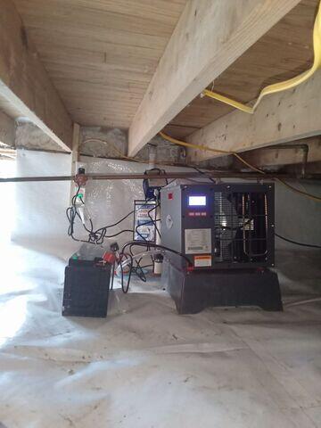 Newly Encapsulated Crawl Space