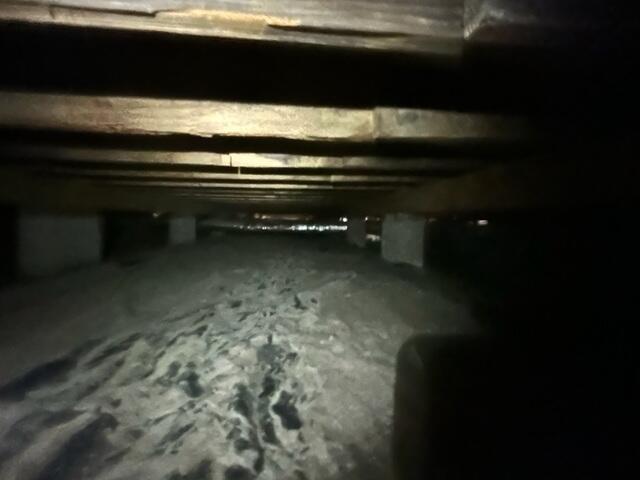 Debris in Crawl Space