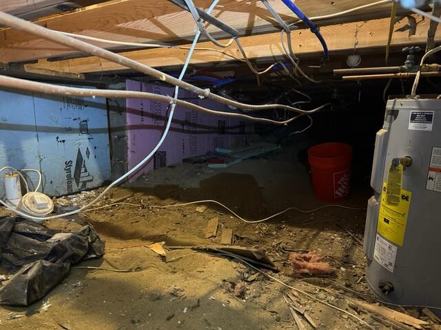 Damp Crawl Space
