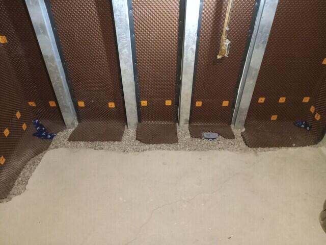 Delta MS wall membrane.