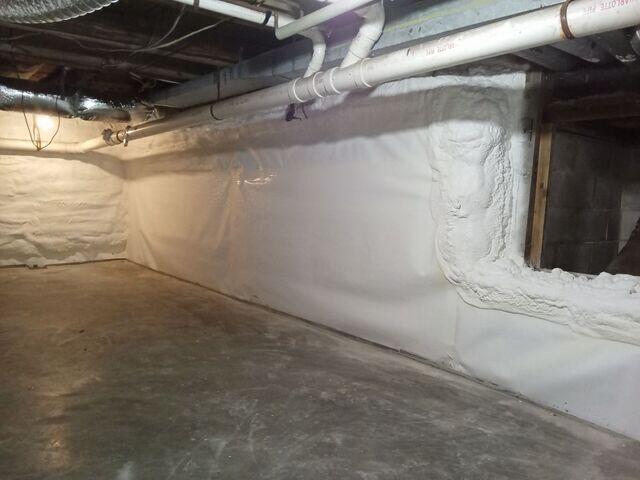 Waterproofed Basement