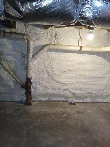 New Slab Floor & Spray Foam