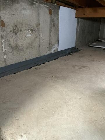 Crack Fixed In Crawlspace