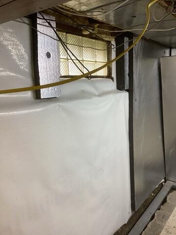 Moisture and Vapor Barrier Added