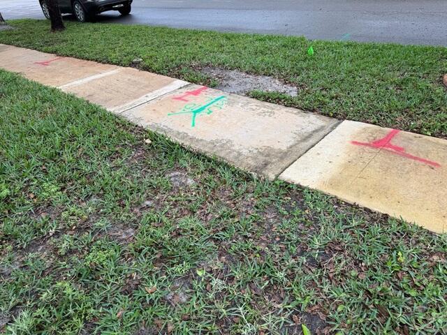 Concrete Sidewalk Settlement