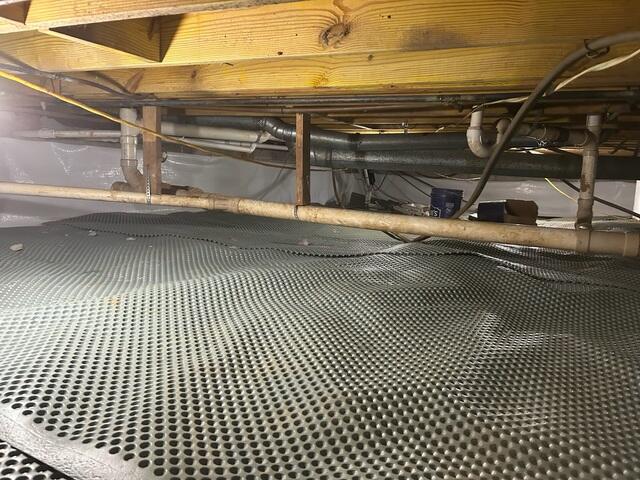 Drainage Matting Installed
