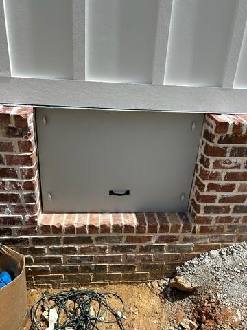 New Crawl Space Door