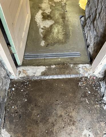 TrenchDrain Inside of Doorway