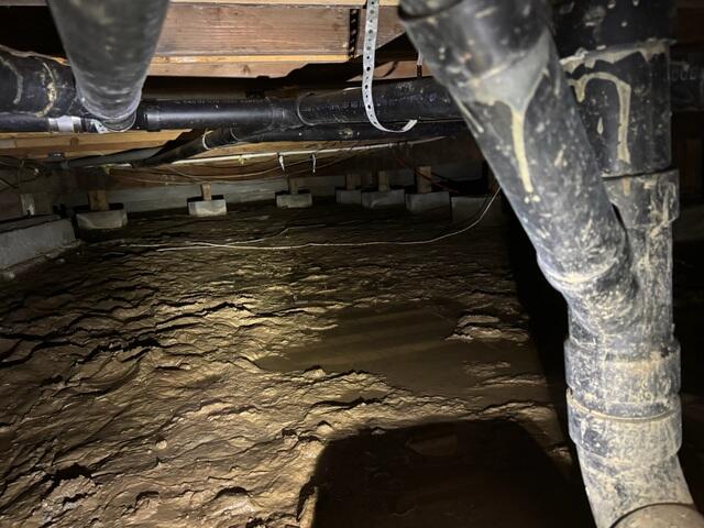 Extremely Wet Crawl Space