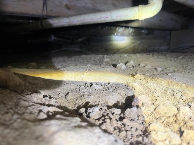 Crawl Space During Inspection
