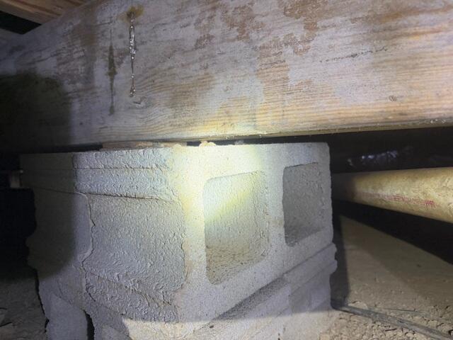Failing Crawl space Supports