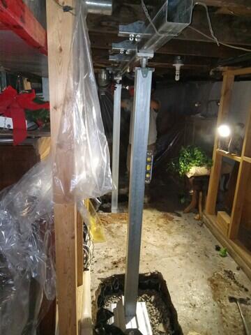 Beam with joist assisit brackets