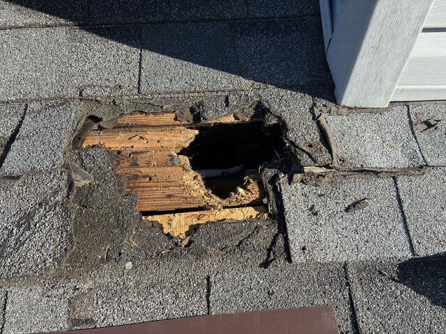 Tore A Hole in the Roof