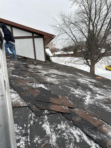 Removing the shingles