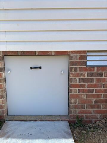 New Crawl Space Door