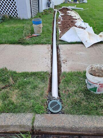 Buried Discharge Installation