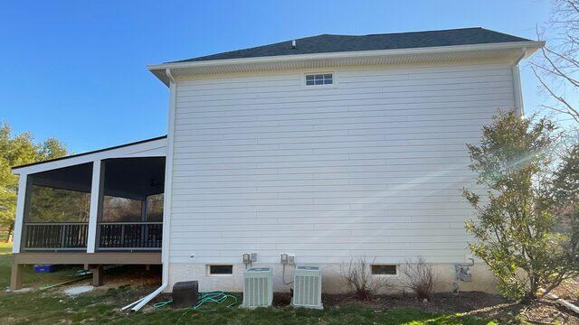 New siding and gutters