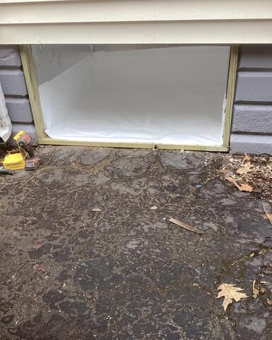 A Clean Finished Crawlspace